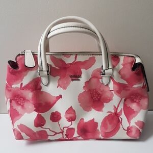 Guess Floral Bag In Pink and White Women's Handbag